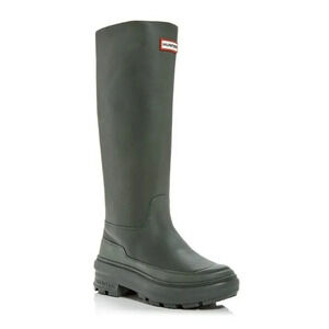 NIB Hunter Womens Olive Chasing Knee Boot Killing Eve Size 5 / EU 36 (MSRP $395)